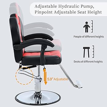 Amazon.com: Merax Hydraulic Recliner Barber Chair for Hair